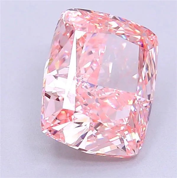 2.84ct Cushion modified Lab Grown Diamond (Colour Fancy Vivid Pink, Clarity VVS1, IGI Certified)