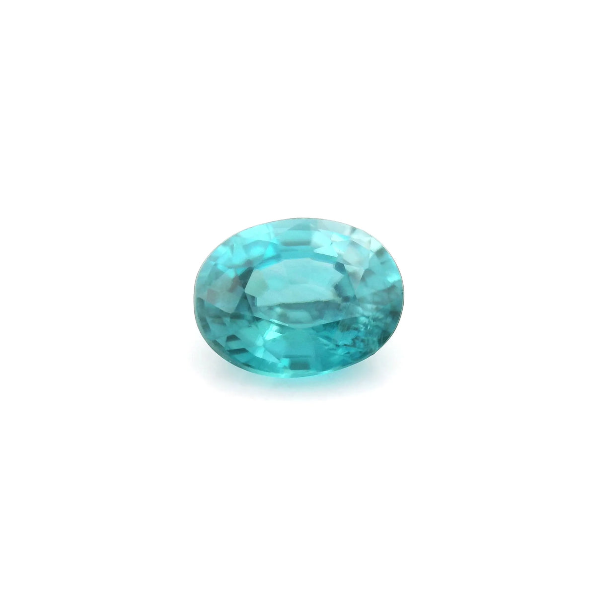 2.85ct Oval Natural Zircon (Colour Blue, Clarity Eye Clean, Cut Faceted)