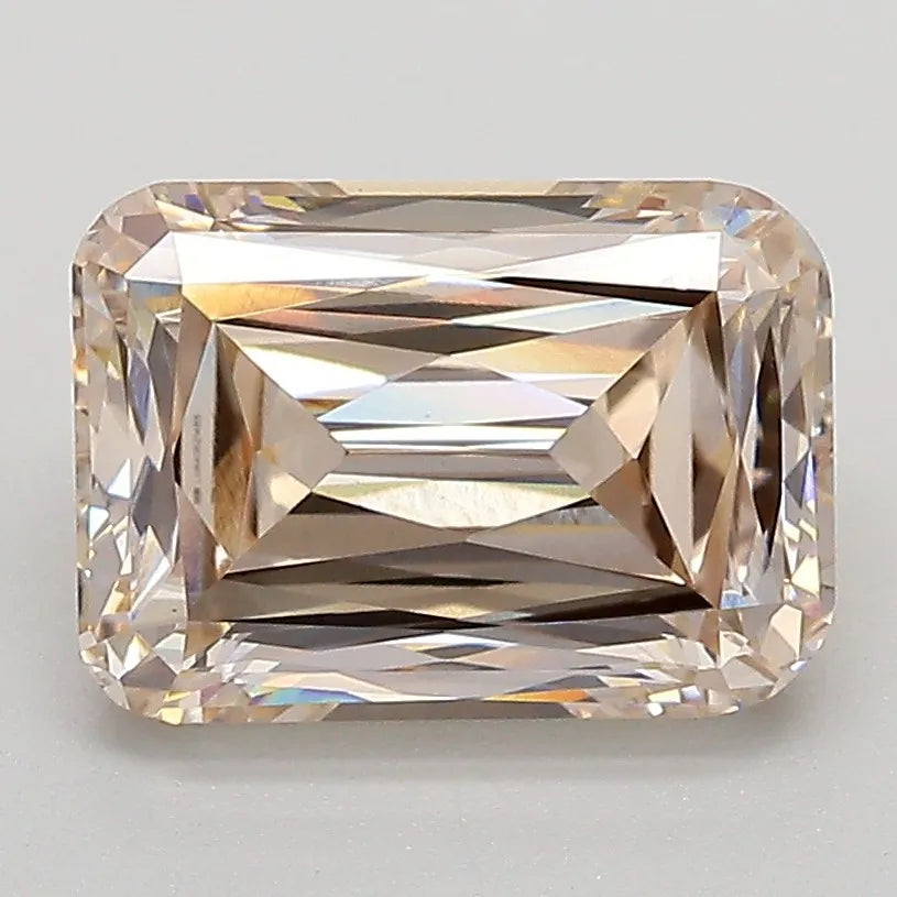 2.90ct Cushion modified Lab Grown Diamond (Colour Very Light Brown, Clarity VVS2, IGI Certified)