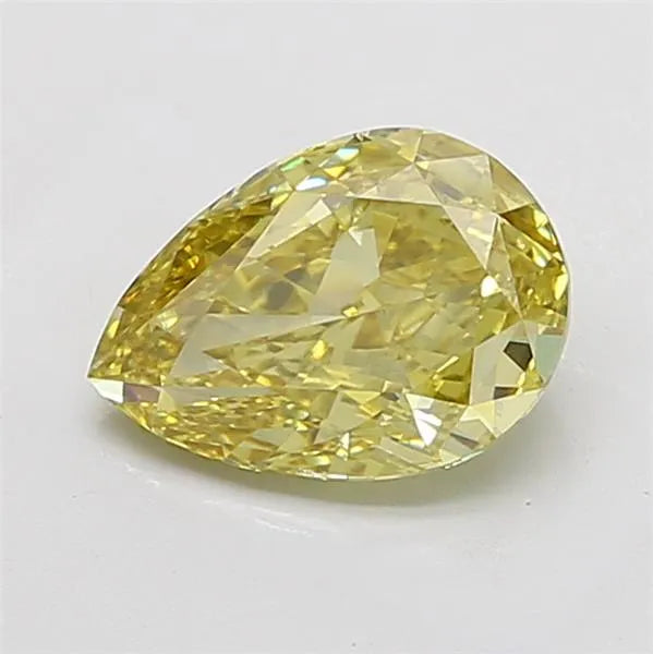 2.92ct Pear Lab Grown Diamond (Colour Fancy Intense Yellow, Clarity VS1, IGI Certified)