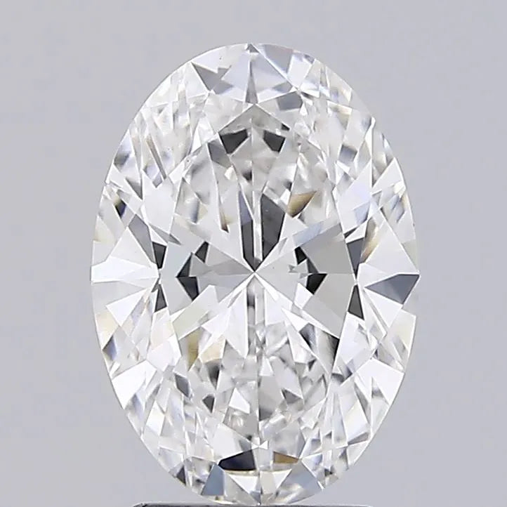 2.99ct Oval Lab Grown Diamond (Colour F, Clarity VVS2, IGI Certified)