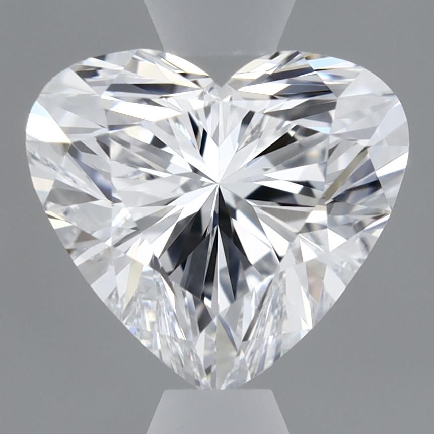 Lab-Grown Heart Diamond - 0.98 Carats, D Color, VVS2 Clarity - Certified by IGI - Report Number: LG620463506