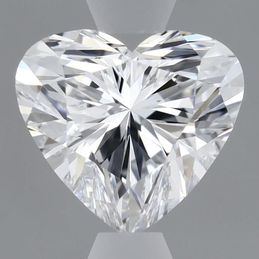 Lab-Grown Heart Diamond - 0.98 Carats, D Color, VVS2 Clarity - Certified by IGI - Report Number: LG620463506