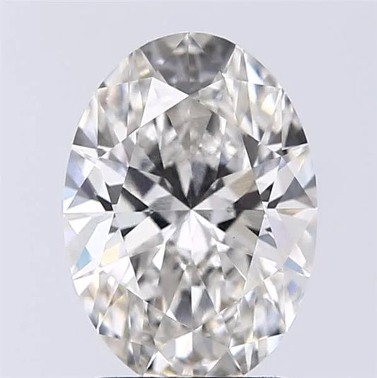 2.03ct Oval Lab Grown Diamond (Colour G, Clarity VS1, IGI Certified)