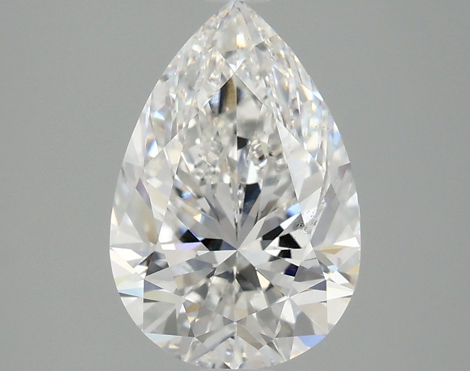 Lab-Grown Pear Diamond - 2.5 Carats, E Color, VS2 Clarity - Certified by IGI - Report Number: LG673403244