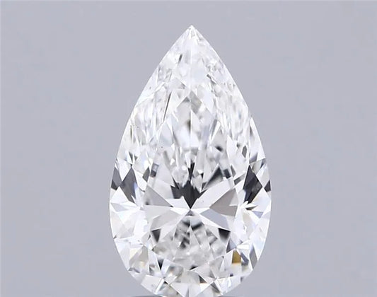 Diamant de laboratoire de 1,65 ct, taille poire (couleur E, pureté VS1, certifié IGI)