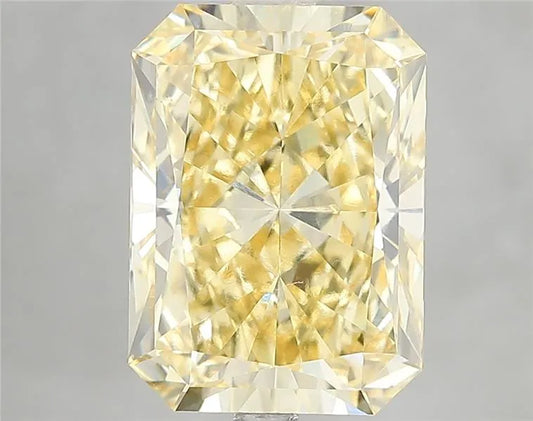 Diamant de laboratoire radiant de 5,54 ct (couleur jaune, pureté VS1, certifié IGI)