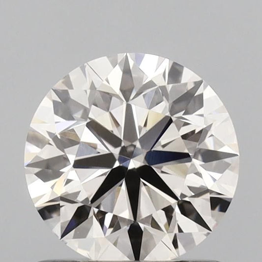 Lab-Grown Round Diamond - 1.01 Carats, Light Pink Color, VS1 Clarity - Certified by IGI - Report Number: LG656495713