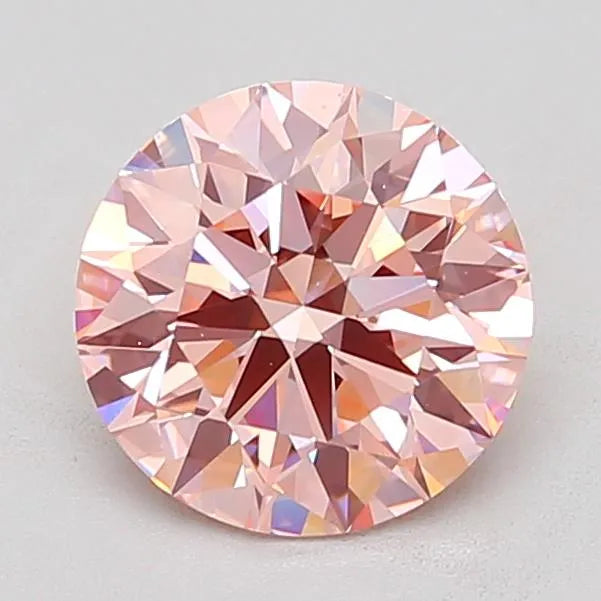 4.02ct Round Lab Grown Diamond (Colour Fancy Intense Pink, Clarity VS1, Cut ID, IGI Certified)