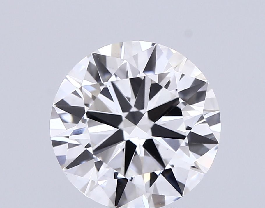 Lab-Grown Round Diamond - 2.5 Carats, F Color, VS2 Clarity - Certified by IGI - Report Number: LG668465323