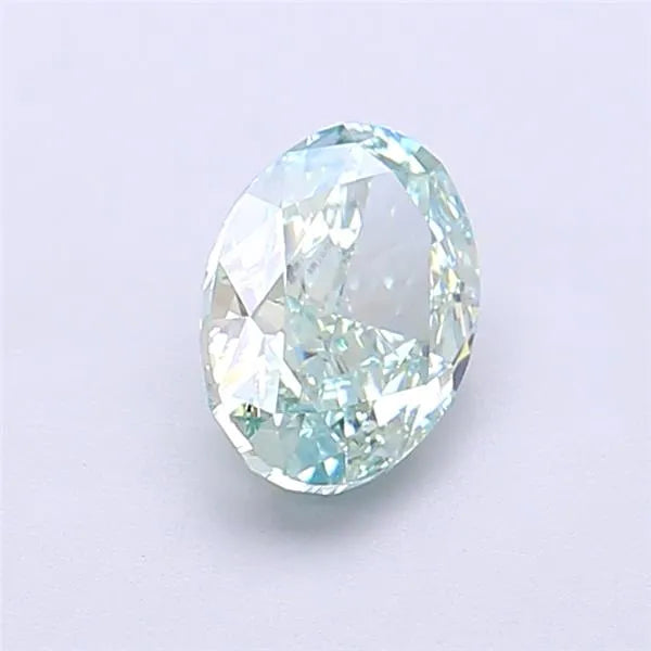 1.00ct Oval Lab Grown Diamond (Colour Fancy Intense Green, Clarity VVS2, IGI Certified)