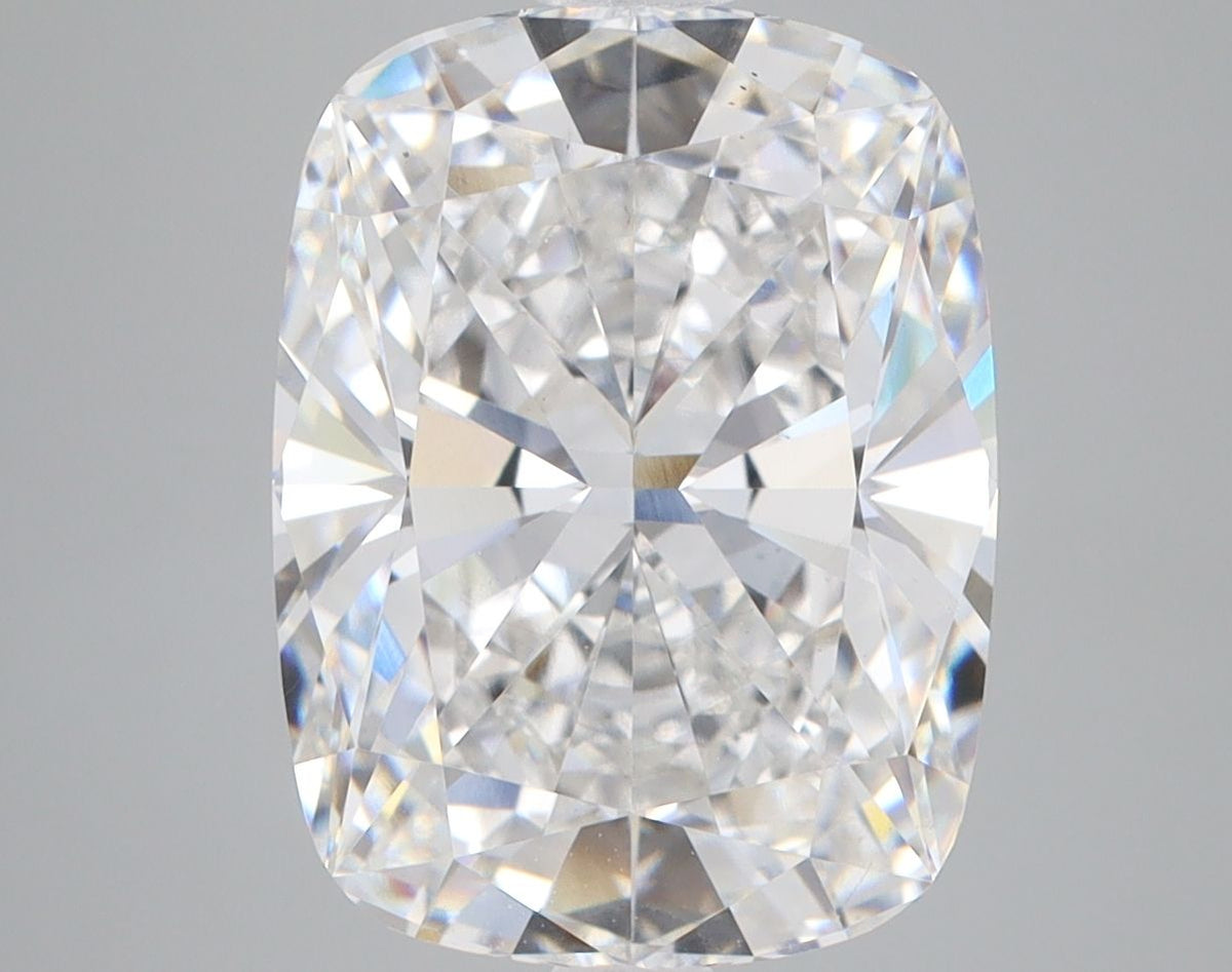 Lab-Grown Cushion Diamond - 6.41 Carats, F Color, VS2 Clarity - Certified by IGI - Report Number: LG589312998