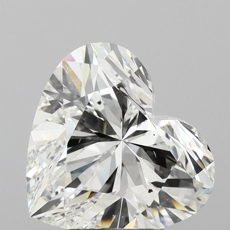 Lab-Grown Heart Diamond - 3.01 Carats, F Color, VS2 Clarity - Certified by IGI - Report Number: LG677546871