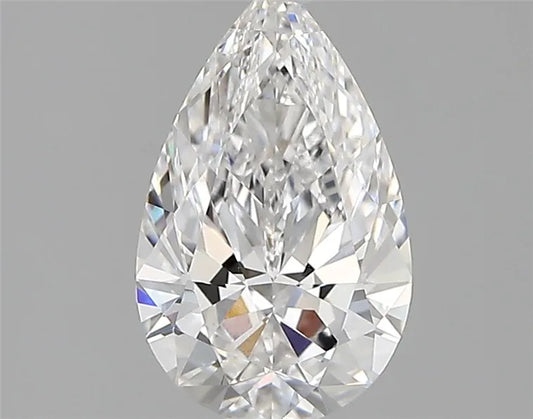 1,57 ct birnenförmiger, im Labor gezüchteter Diamant (Farbe D, Reinheit VVS2, IGI-zertifiziert)