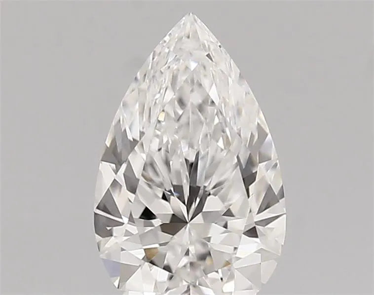 Diamant de laboratoire de 1,28 ct, taille poire (couleur D, pureté VVS2, certifié IGI)