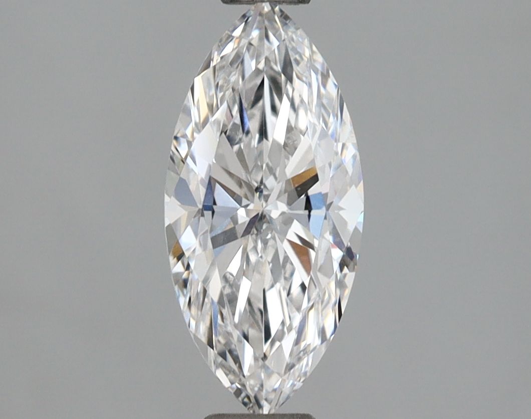 Lab-Grown Marquise Diamond - 1.0 Carats, D Color, VVS2 Clarity - Certified by IGI - Report Number: LG710551657