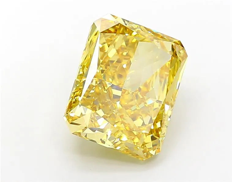 Diamant de laboratoire radiant de 8,71 ct (couleur jaune vif fantaisie, pureté VS1, certifié IGI)