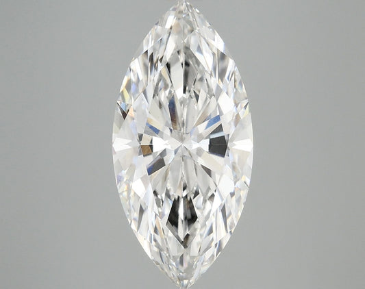 Lab-Grown Marquise Diamond - 4.04 Carats, F Color, VS2 Clarity - Certified by IGI - Report Number: LG695523977