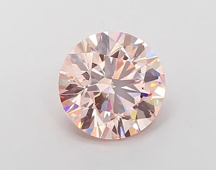 3.00ct Round Lab Grown Diamond (Colour Fancy Pink, Clarity VS1, Cut ID, IGI Certified)