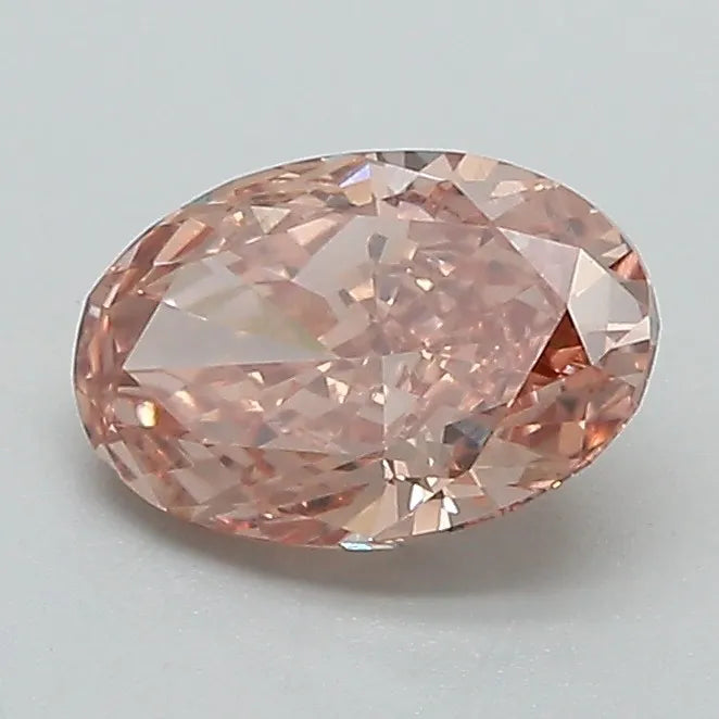 1.10ct Oval Lab Grown Diamond (Colour Fancy Brown, Clarity VS1, IGI Certified)