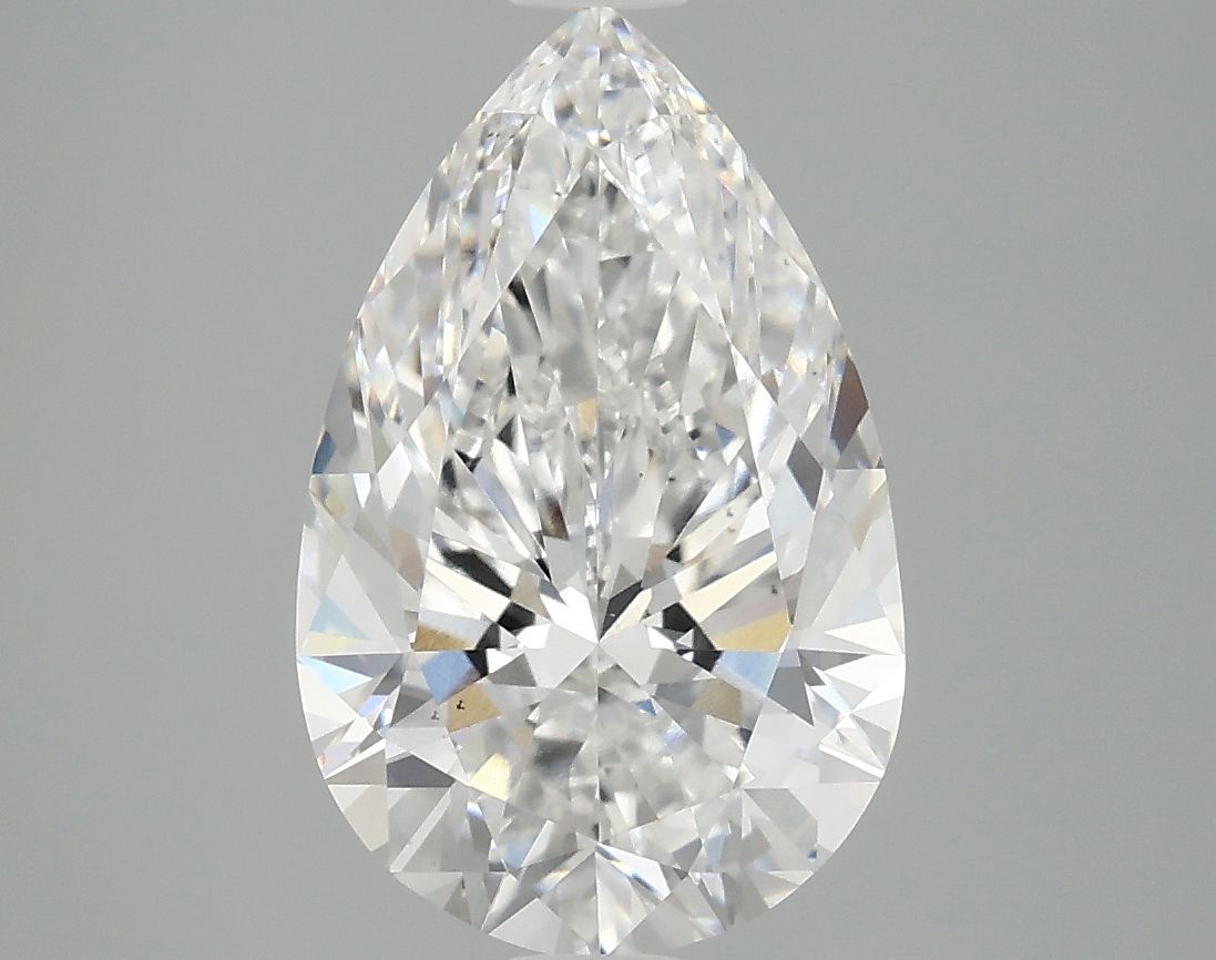 Lab-Grown Pear Diamond - 2.97 Carats, F Color, VS2 Clarity - Certified by IGI - Report Number: LG692514529
