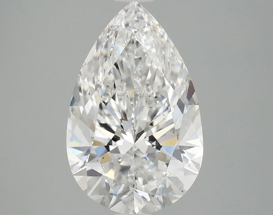 Lab-Grown Pear Diamond - 2.97 Carats, F Color, VS2 Clarity - Certified by IGI - Report Number: LG692514529