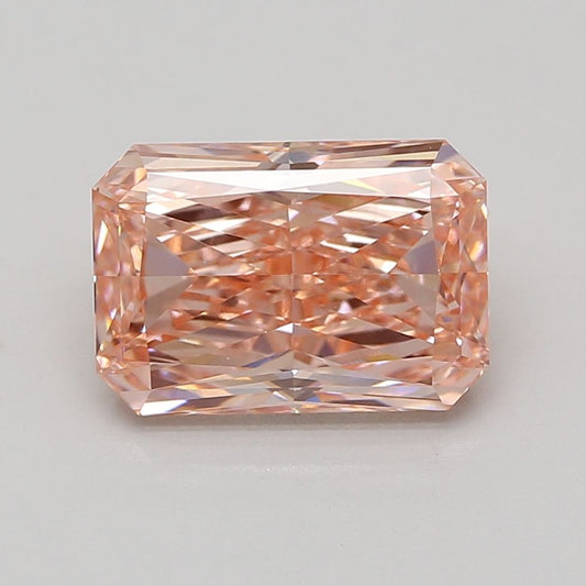 Lab-Grown Radiant Diamond - 4.92 Carats, Fancy Vivid Pink Color, VS1 Clarity - Certified by IGI - Report Number: LG687586537