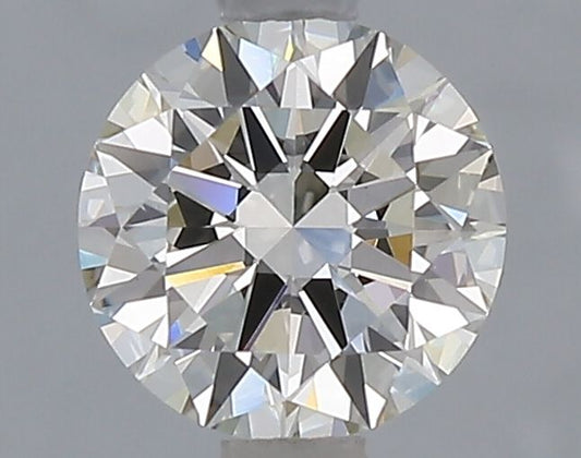 Lab-Grown Round Diamond - 1.01 Carats, Fancy Vivid Blue Color, VS2 Clarity - Certified by IGI - Report Number: LG680563637