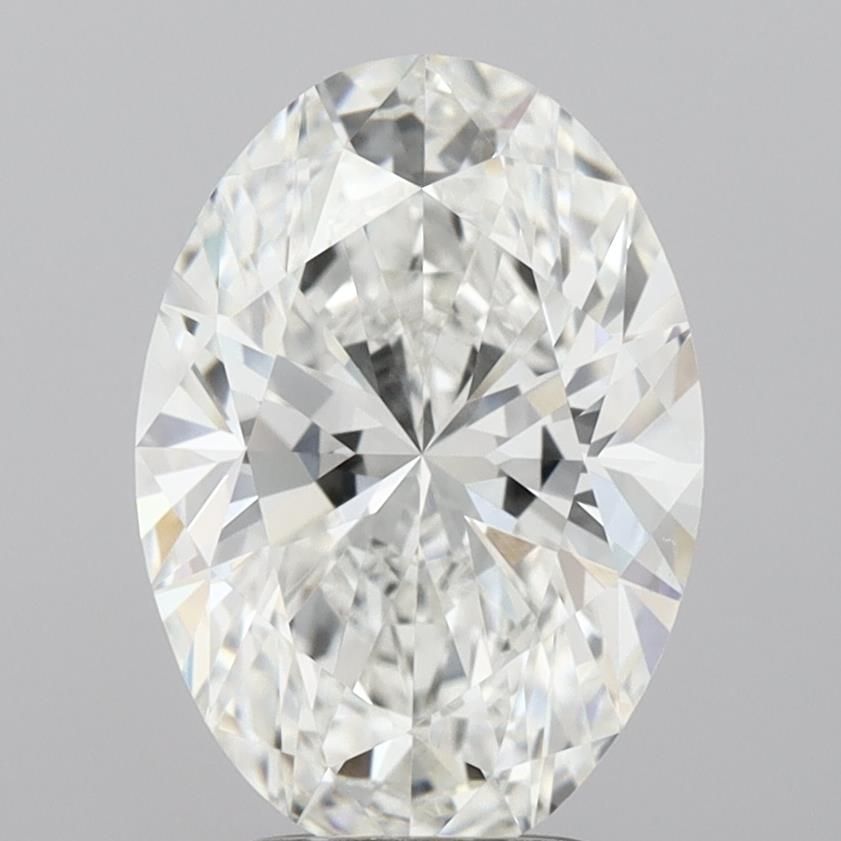 Lab-Grown Oval Diamond - 3.06 Carats, F Color, VVS2 Clarity - Certified by IGI - Report Number: LG717505248