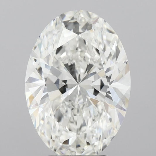 Lab-Grown Oval Diamond - 3.06 Carats, F Color, VVS2 Clarity - Certified by IGI - Report Number: LG717505248