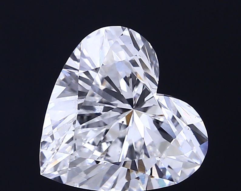 Lab-Grown Heart Diamond - 3.01 Carats, E Color, VS2 Clarity - Certified by IGI - Report Number: LG668426893