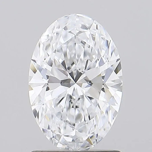 Diamant ovale de 1,25 ct (couleur D, pureté VVS2, certifié IGI)