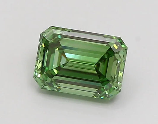 1.50ct Emerald Lab Grown Diamond (Colour Fancy Vivid Green, Clarity VS1, IGI Certified)