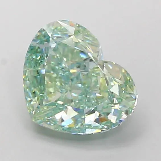 3,05 ct Herzdiamant aus Laborzucht (Farbe: Fancy Intense Green, Reinheit: VVS1, IGI-zertifiziert)