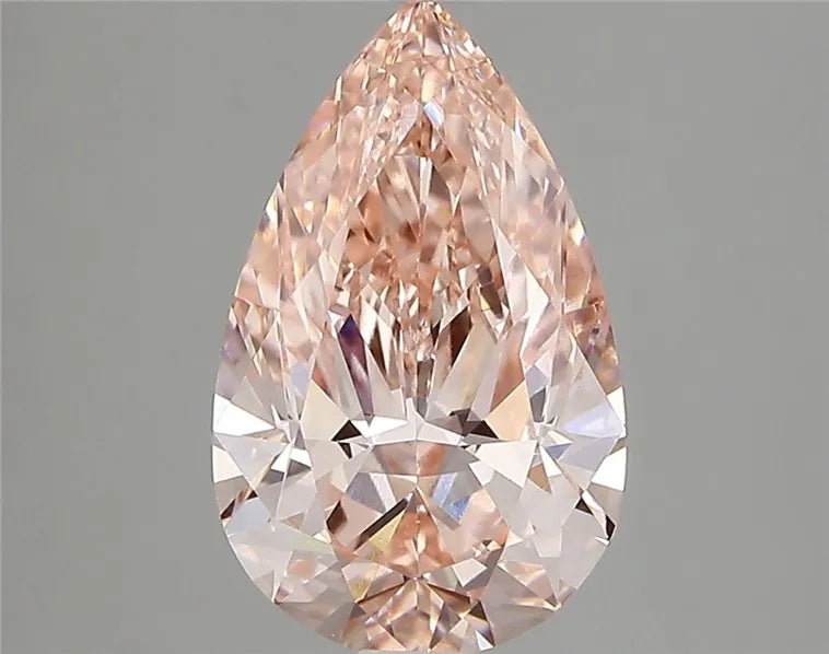 2.52ct Pear Lab Grown Diamond (Colour Fancy Intense Pink, Clarity VVS2, IGI Certified)