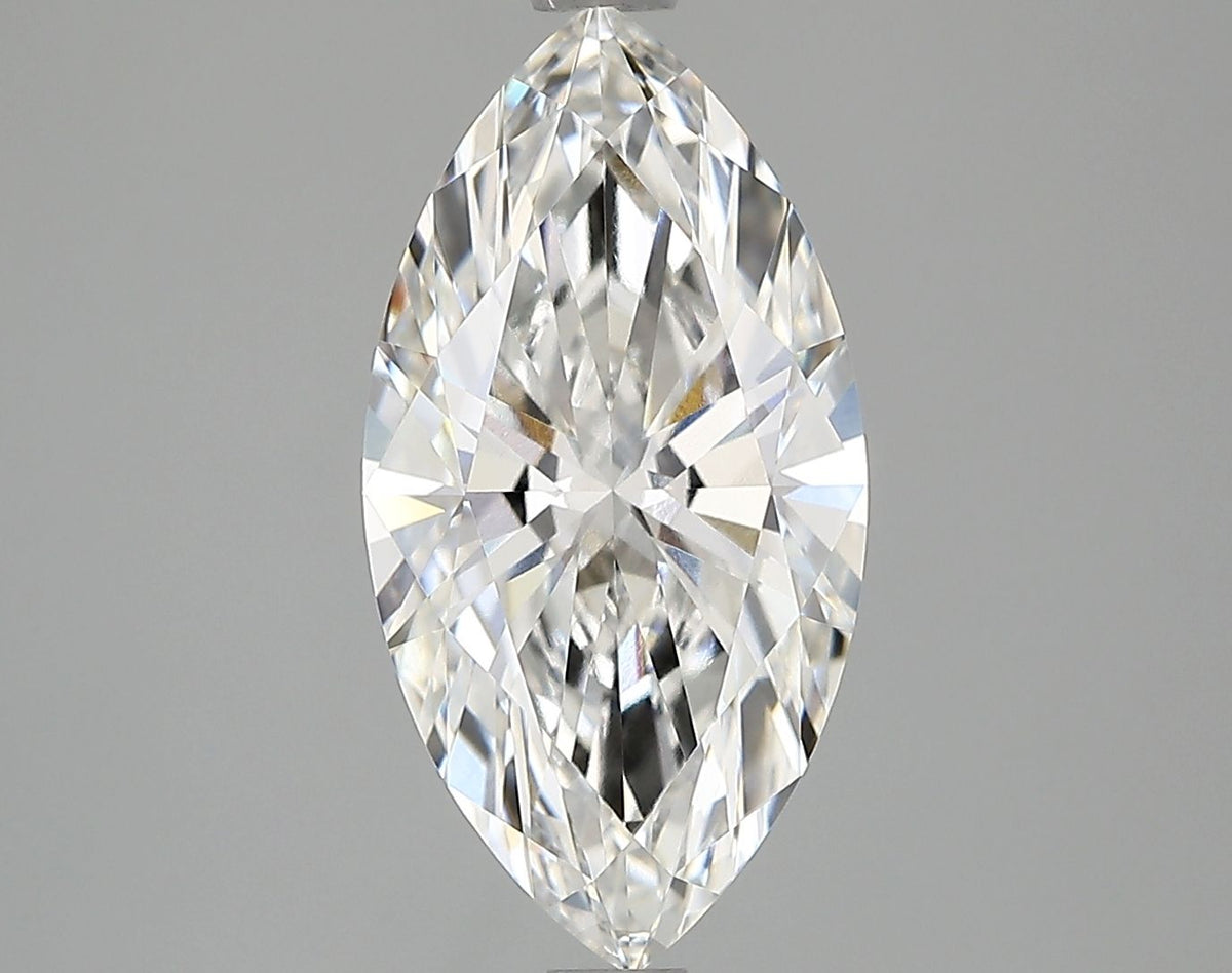 Lab-Grown Marquise Diamond - 2.54 Carats, F Color, VVS2 Clarity - Certified by IGI - Report Number: LG689570529