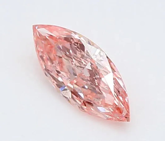 0.18ct Marquise Lab Grown Diamond (Colour Fancy Intense Pink, Clarity VS2, IGI Certified)
