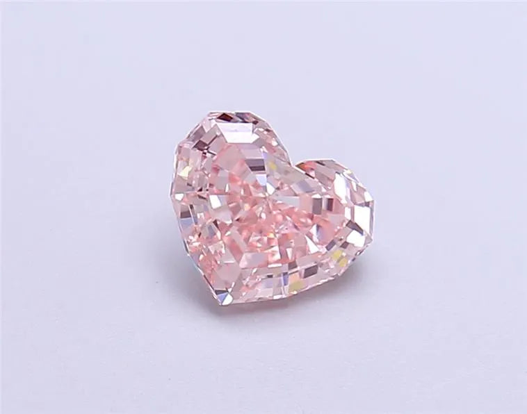 0.92ct Heart Lab Grown Diamond (Colour Fancy Pink, Clarity VS1, IGI Certified)