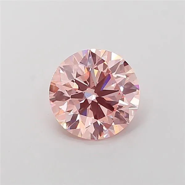 2.01ct Round Lab Grown Diamond (Colour Fancy Intense Pink, Clarity VS2, Cut ID, IGI Certified)