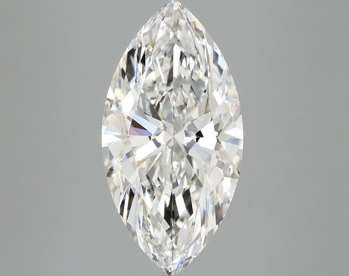 Lab-Grown Marquise Diamond - 4.02 Carats, E Color, VS2 Clarity - Certified by IGI - Report Number: LG690528394