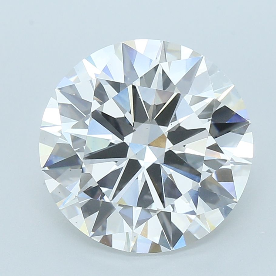 Lab-Grown Round Diamond - 8.02 Carats, F Color, VS1 Clarity - Certified by IGI - Report Number: LG712575472