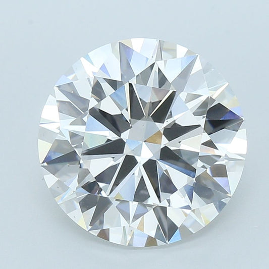 Lab-Grown Round Diamond - 8.02 Carats, F Color, VS1 Clarity - Certified by IGI - Report Number: LG712575472
