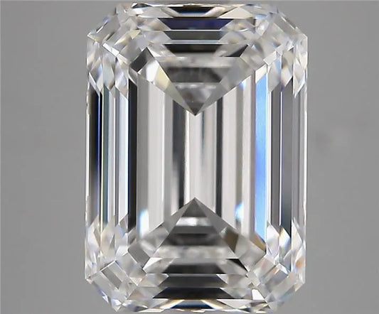 6.08ct Emerald Lab Grown Diamond (Colour D, Clarity VVS2, IGI Certified)