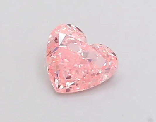Diamant ovale de 0,30 ct (couleur rose vif fantaisie, pureté VS1, certifié IGI)