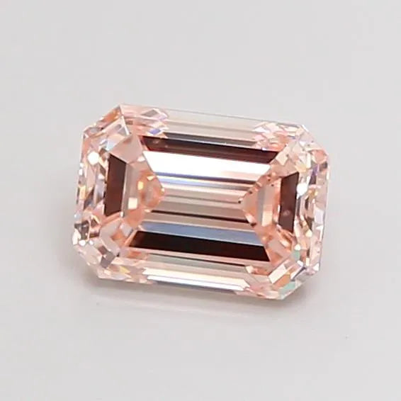 2.00ct Emerald Lab Grown Diamond (Colour Fancy Brownish Pink, Clarity VS2, IGI Certified)