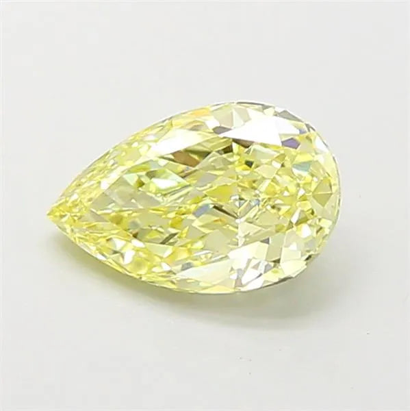 1.03ct Pear Lab Grown Diamond (Colour Fancy Yellow, Clarity VVS2, IGI Certified)