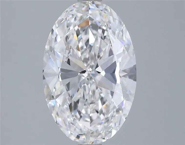 3.00ct Oval Lab Grown Diamond (Colour E, Clarity VVS2, IGI Certified)