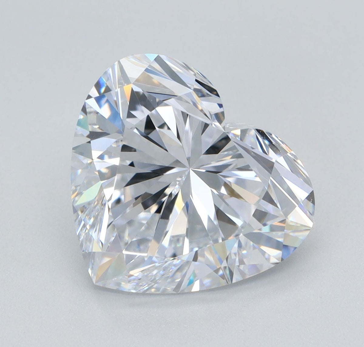Lab-Grown Heart Diamond - 3.55 Carats, F Color, VVS2 Clarity - Certified by IGI - Report Number: LG514255169