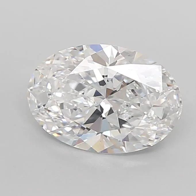 1.56ct Oval Lab Grown Diamond (Colour D, Clarity IF, Cut EX, IGI Certified)