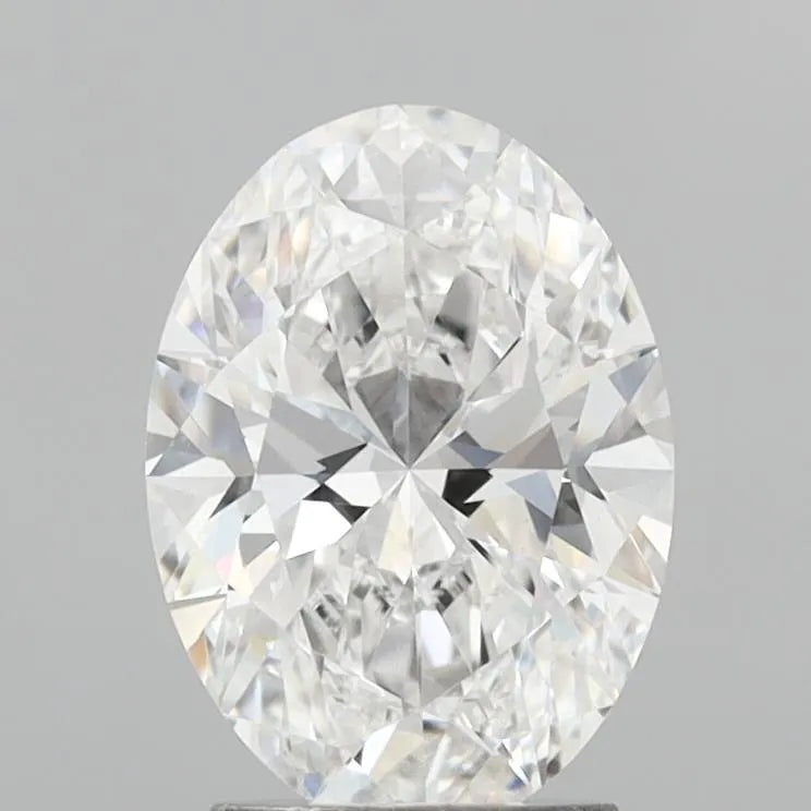 2.52ct Oval Lab Grown Diamond (Colour E, Clarity VVS2, IGI Certified)